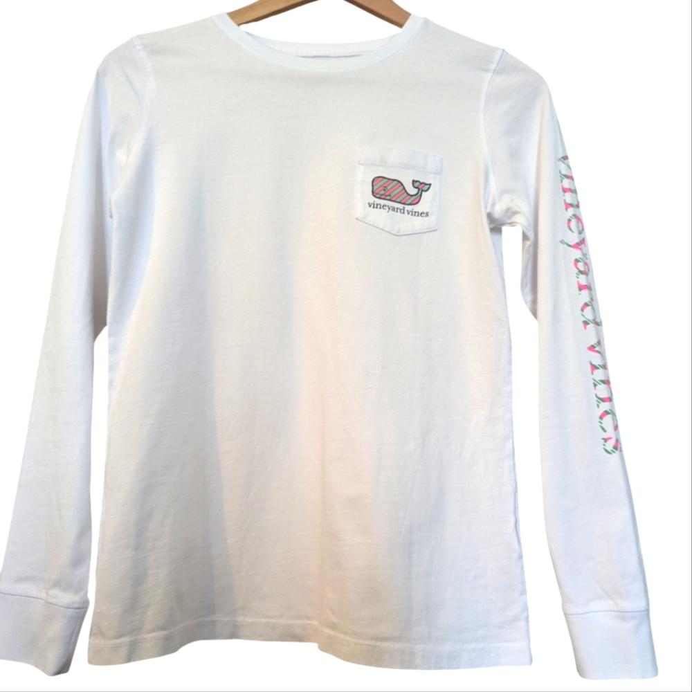 Vineyard Vines White Long Sleeve Shirt Size XXS